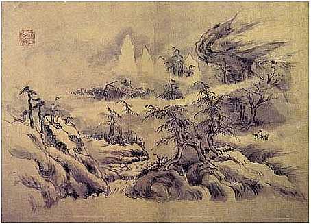 설경산수도(山水圖)